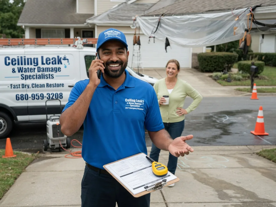 Ceiling Leak Cleanup Destrehan, LA FAQs